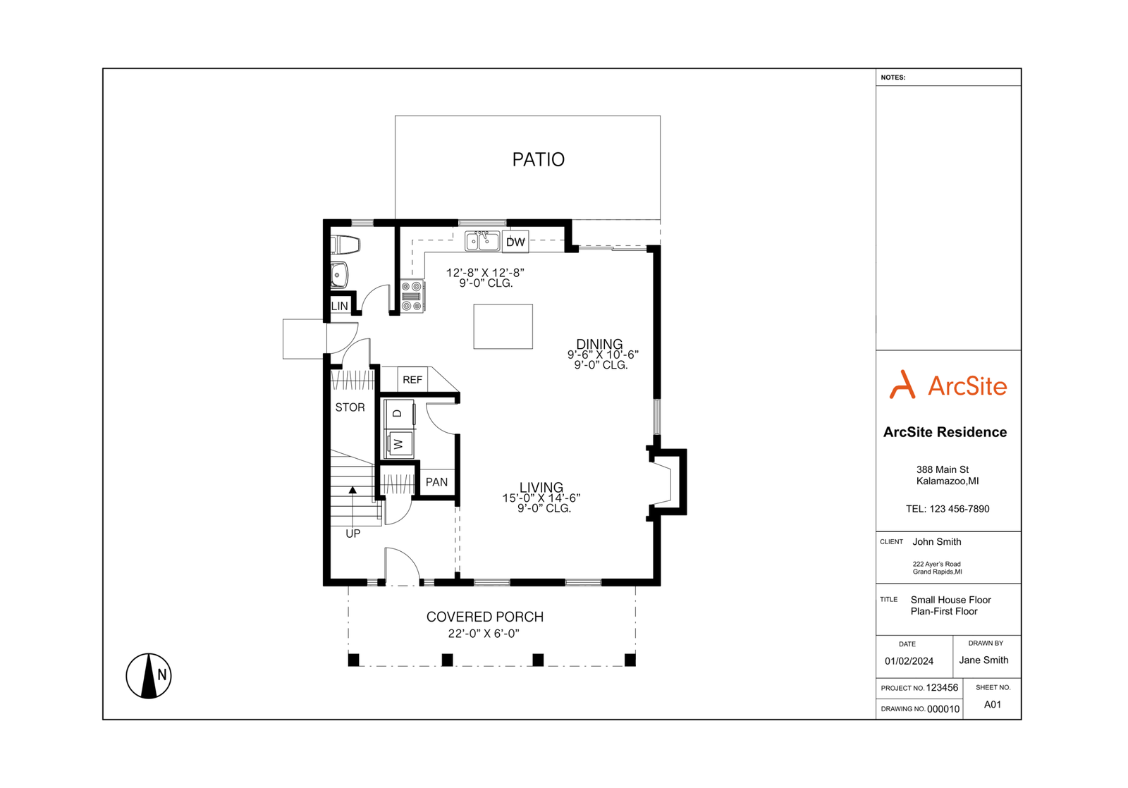 First floor plan
