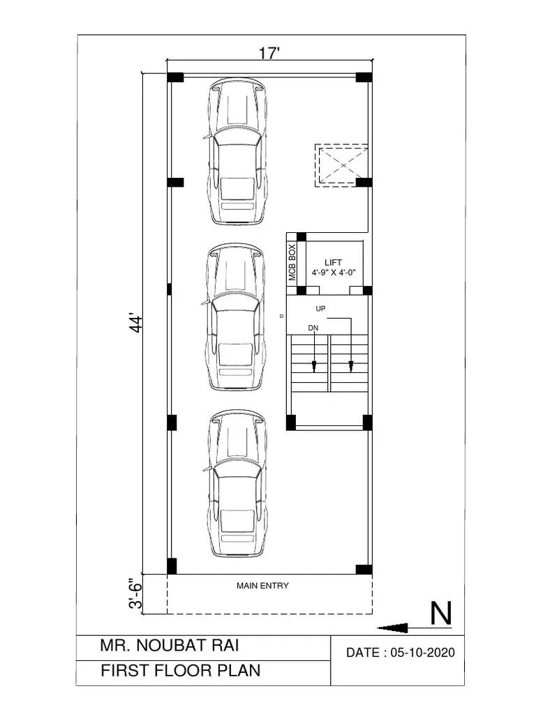 Stilt floor plan