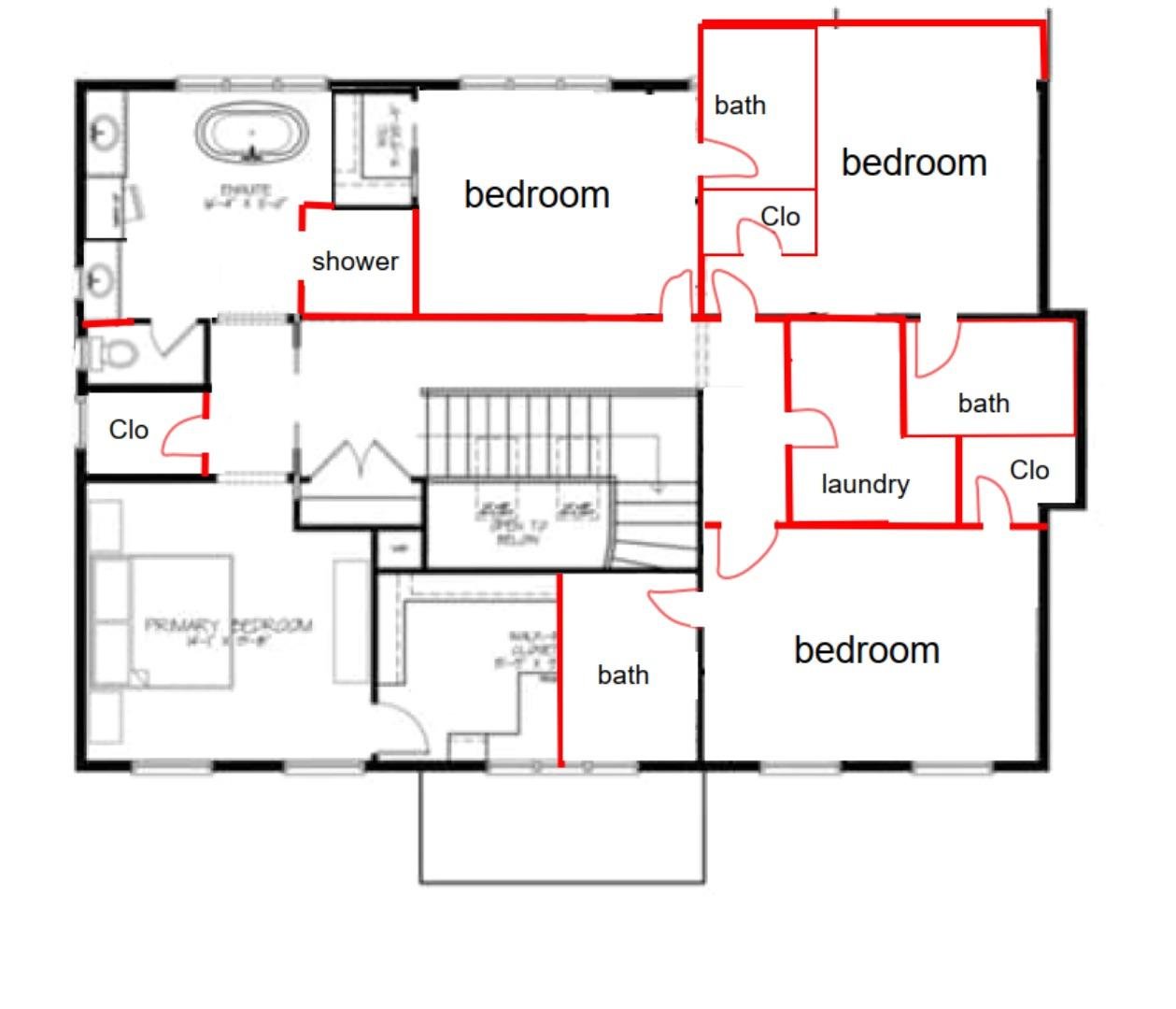 Second floor plan